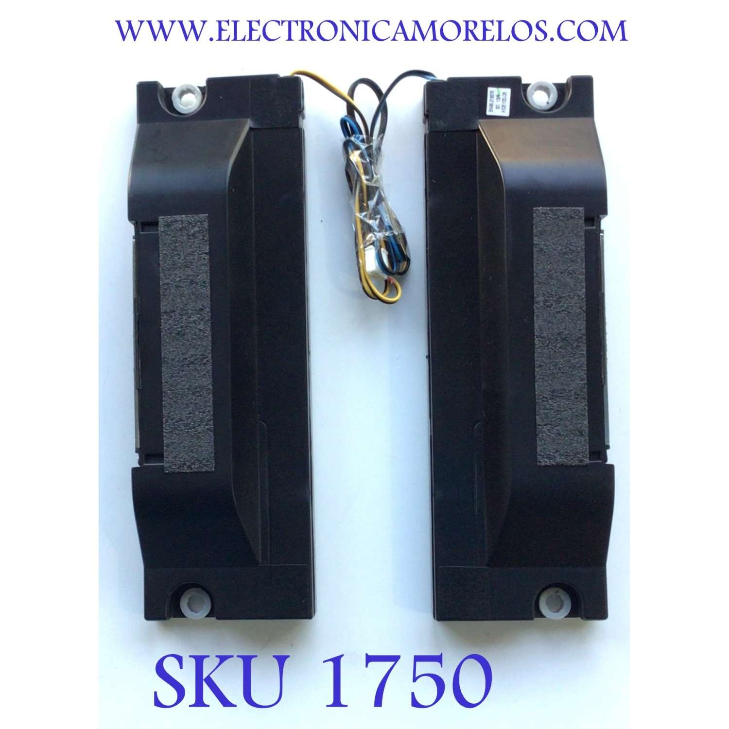 KIT DE BOCINAS PARA TV SAMSUNG ( 2 PZ ) / NUMERO DE PARTE BN96-21667B / BN9621667B / 21667B / K52E10SJ26 / 6Ω 10W / PANEL LTJ460HW05-V / MODELO UN46ES6500FXZA TS01